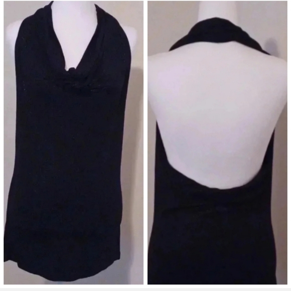💙🌺Open back top with sparkles - Picture 1 of 10